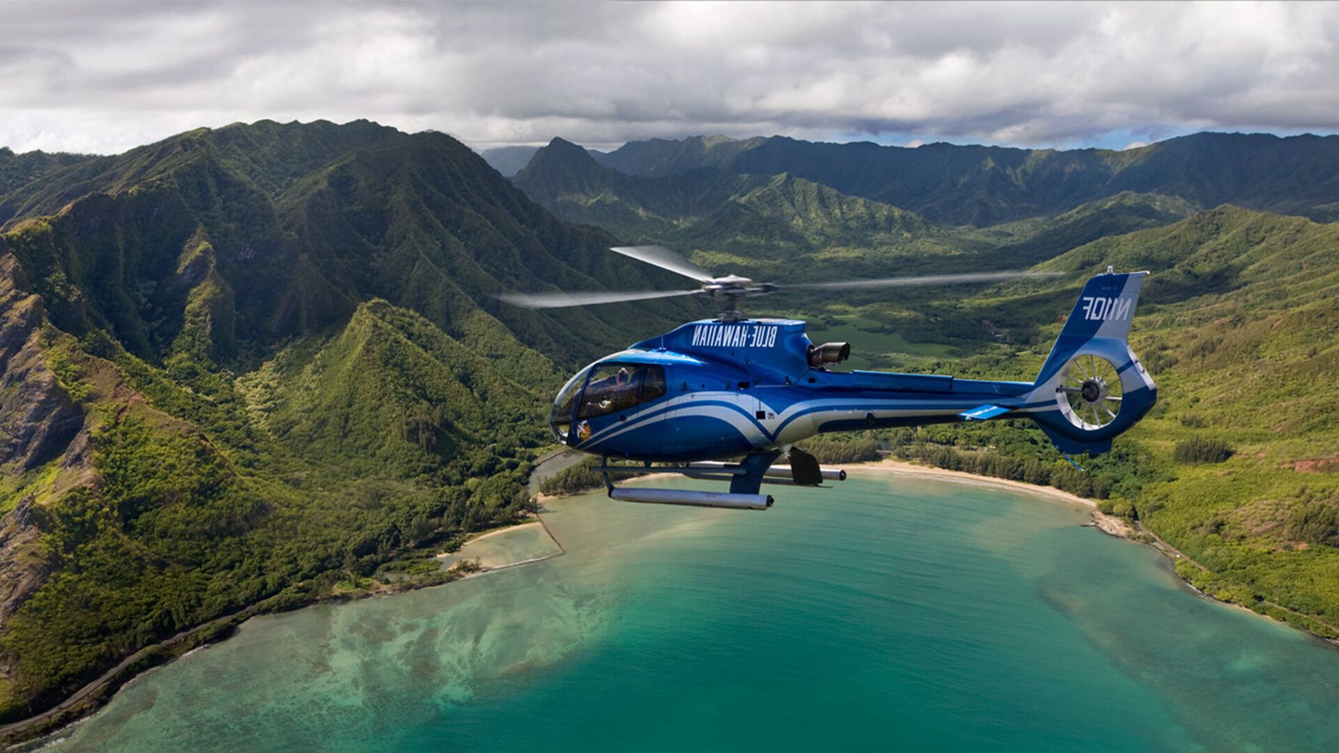 Discover North Shore Helicopter Tour from Turtle Bay, Oahu