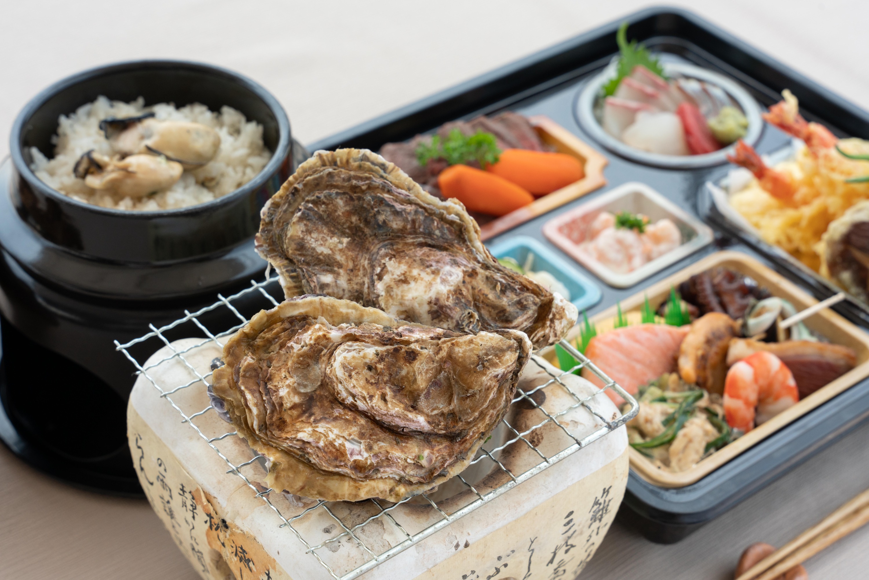 Oyster Lunch Cruise on the Seto Inland Sea Overlooking Miyajima