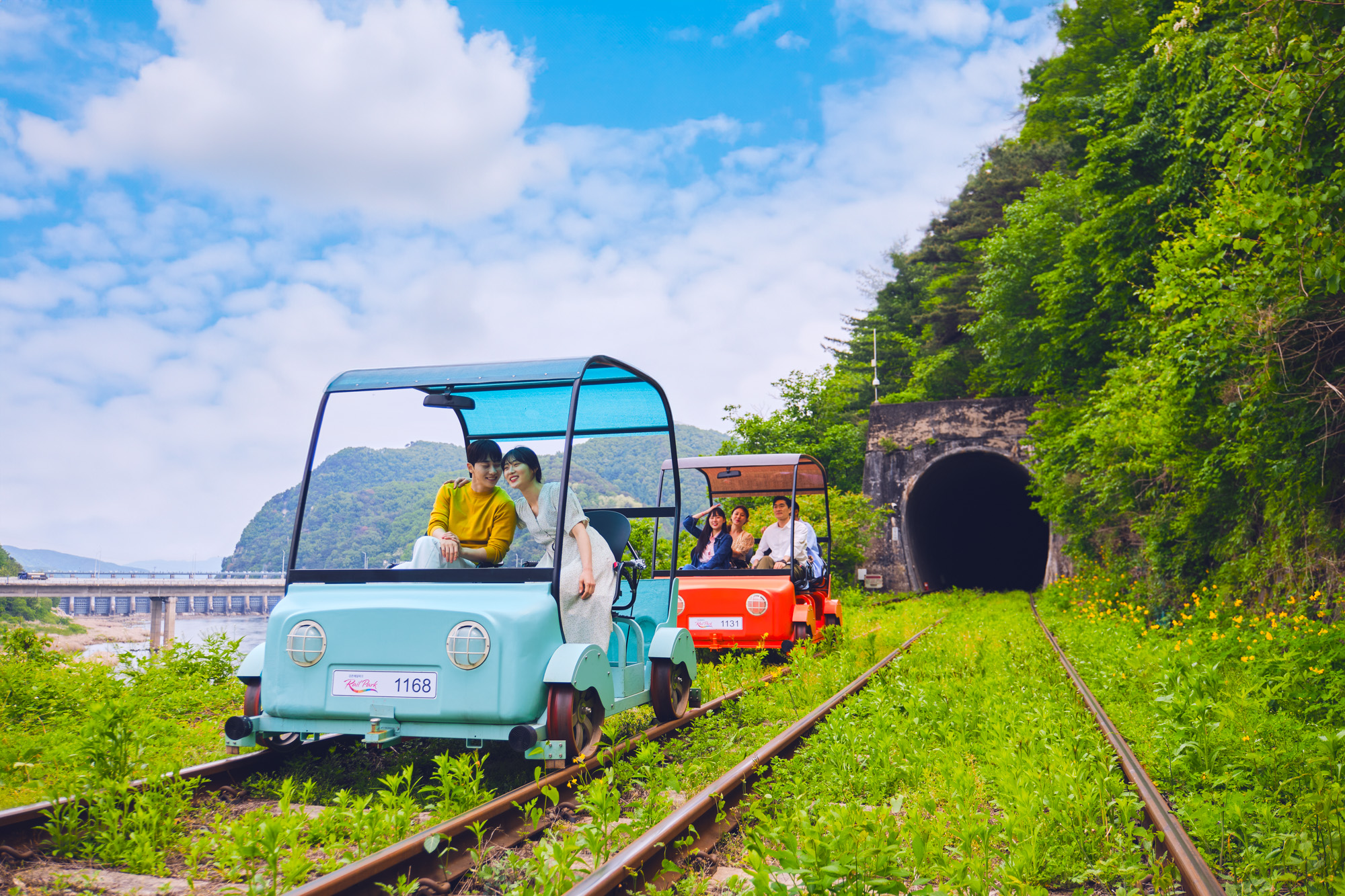江村鐵路公園的建築本身就是一個受歡迎的建築景點
