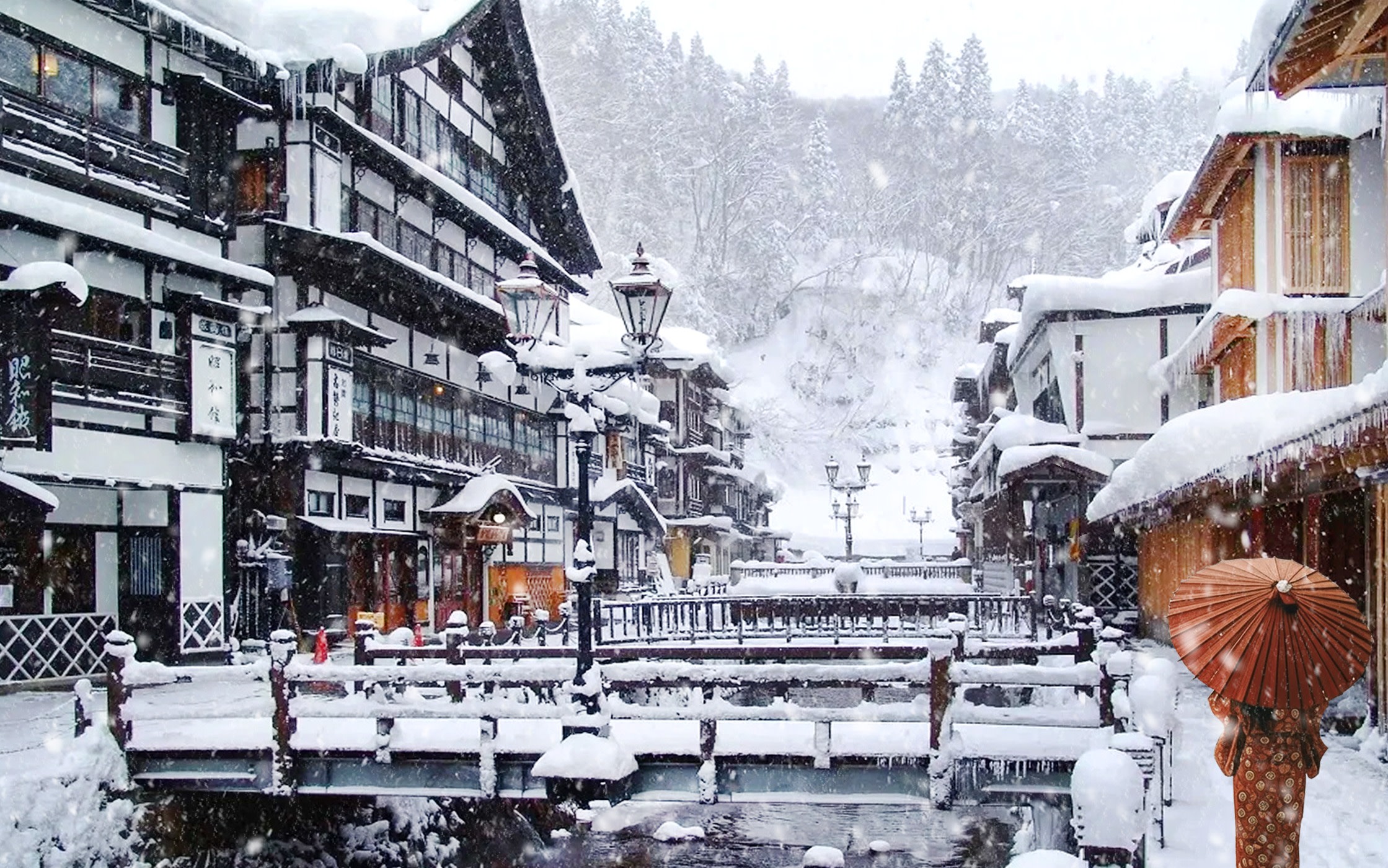 [Winter Limited] 2-Day Northeast Tour | Ginzan Onsen + Zao Snow Monsters + Fox Village / Ouchi-juku (Including Onsen Hotel & Breakfast and Dinner) Departs from Tokyo