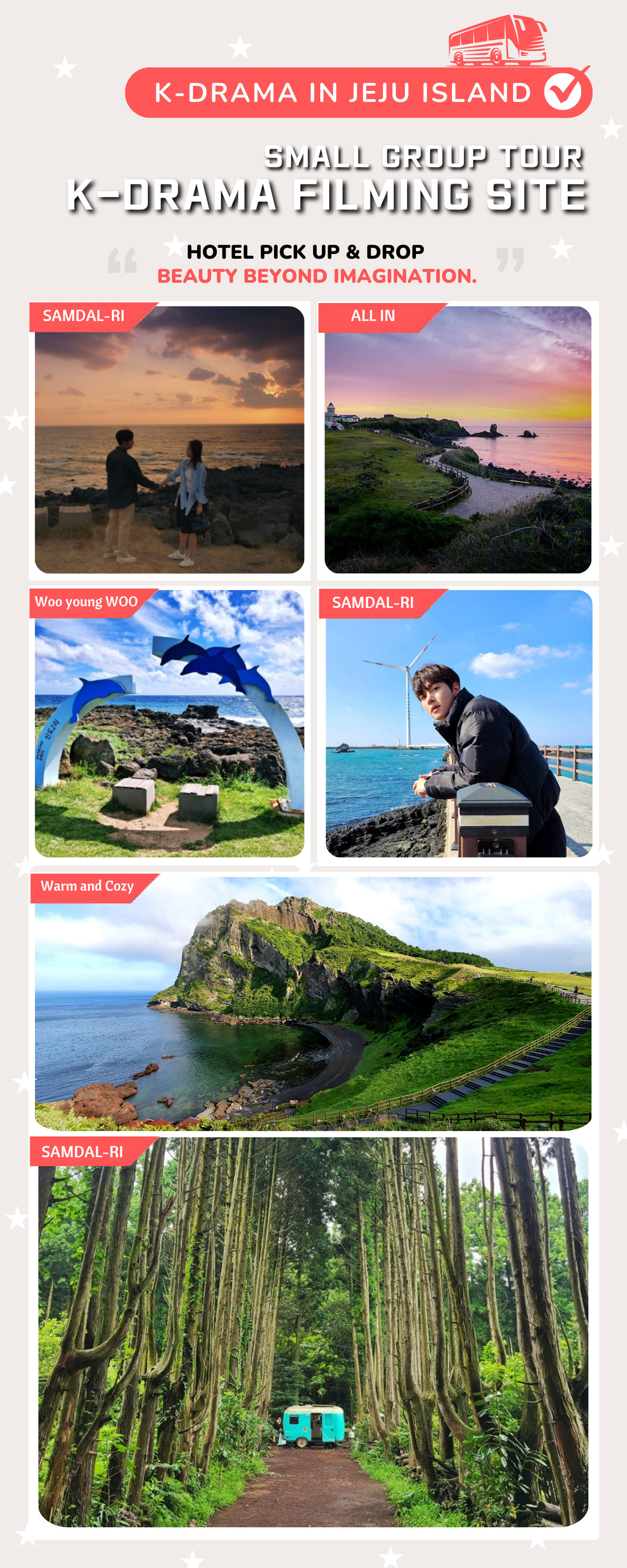 K-DRAMA Tour in Jeju island (Samdal-ri, Woo Young Woo)