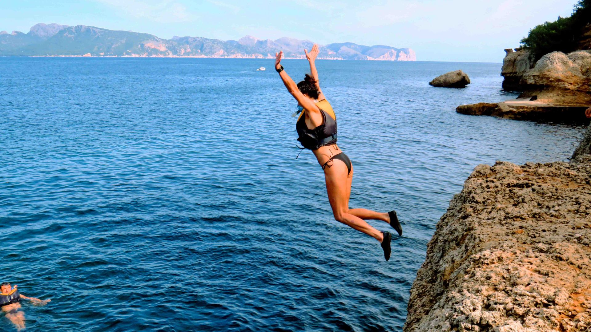 Feel alive as you leap from Mallorca’s stunning cliffs into turquoise waters below