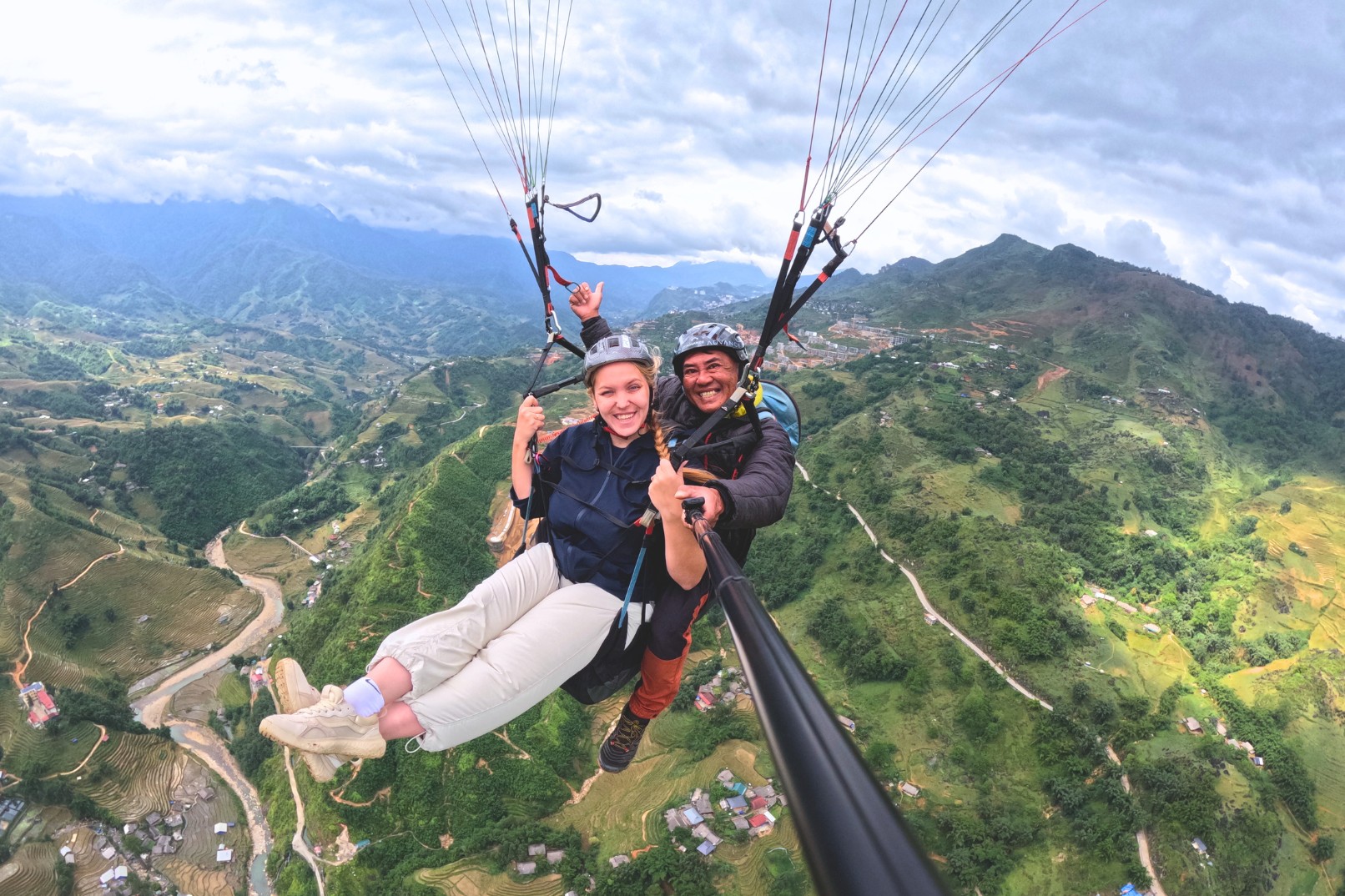 抵達山谷後，臉上洋溢著笑容——保證留下難忘的回憶。