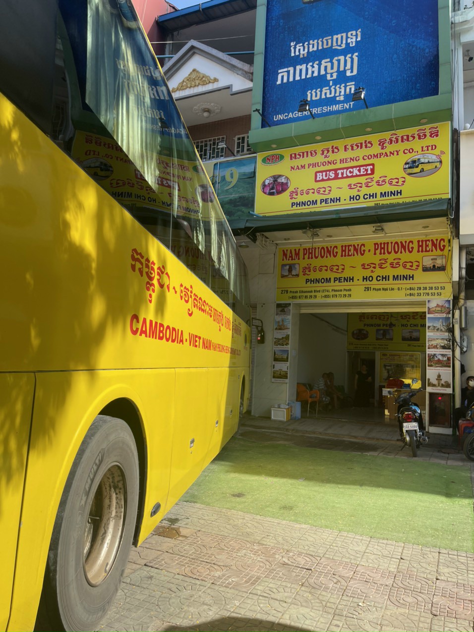 Phnom Penh (Cambodia) Ho Chi Minh Bus & Vice Versa