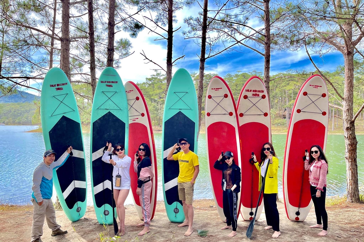 大叻泉林湖 SUP 半日遊