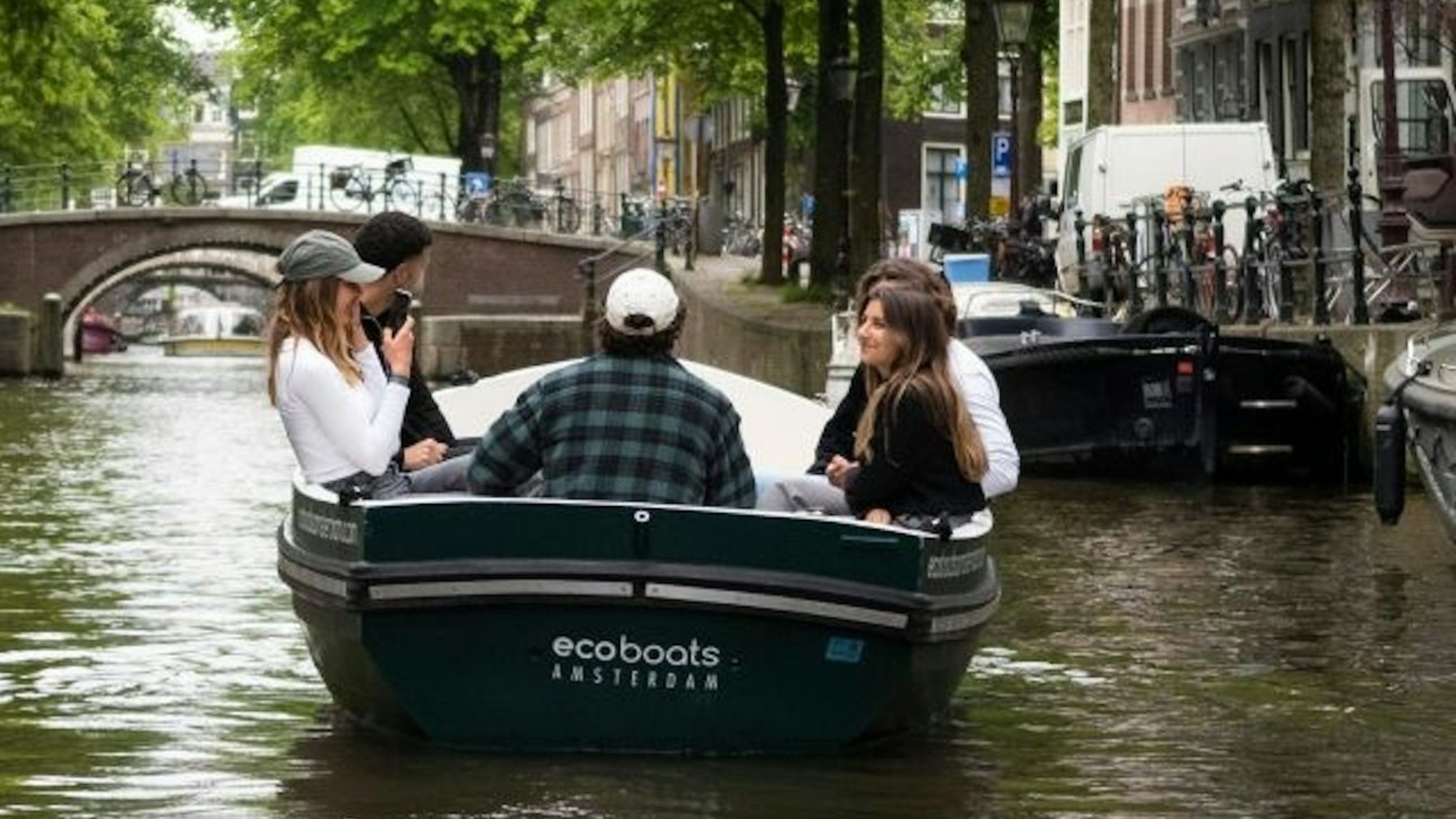 Cruising Amsterdam’s canals with friends is the perfect mix of fun, views, and freedom