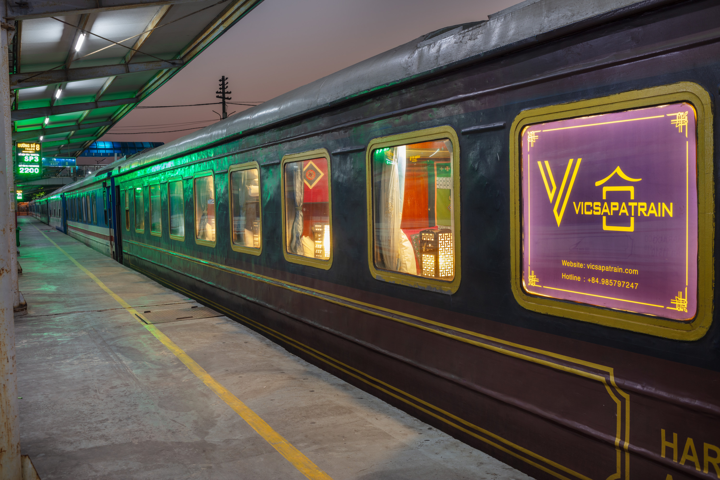 Hanoi from/to Sapa Sleeper Train by VicSapa Train