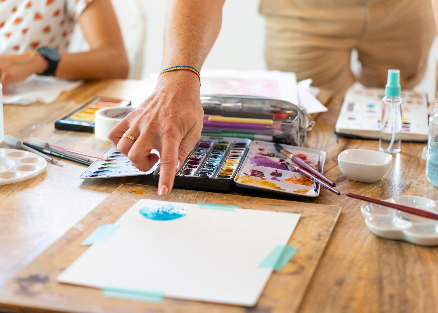 Watercolor Painting Class at the Prisons Palace in Venice