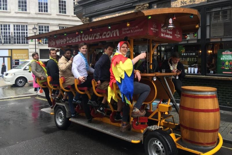 ビール・プロセッコバイクツアー（ロンドン）