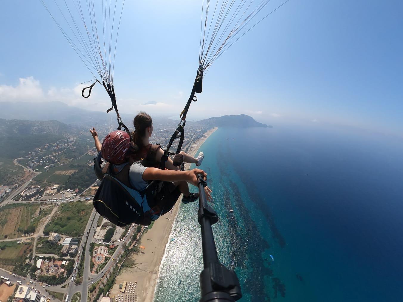 安塔利亞、錫德、阿拉尼亞的滑翔傘體驗（Paragliding experience from Antalya, Side, Alanya）含接送服務