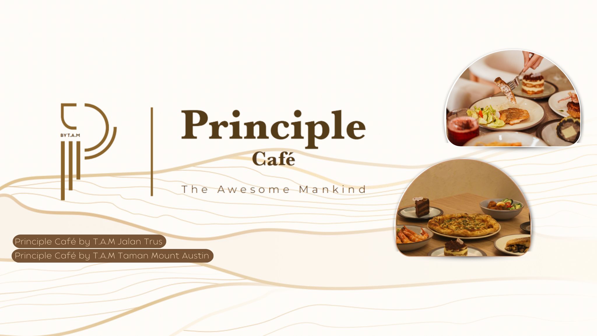 Principle Cafe by T.A.M. 位於柔佛州新山的 Jalan Trus & Mount Austin