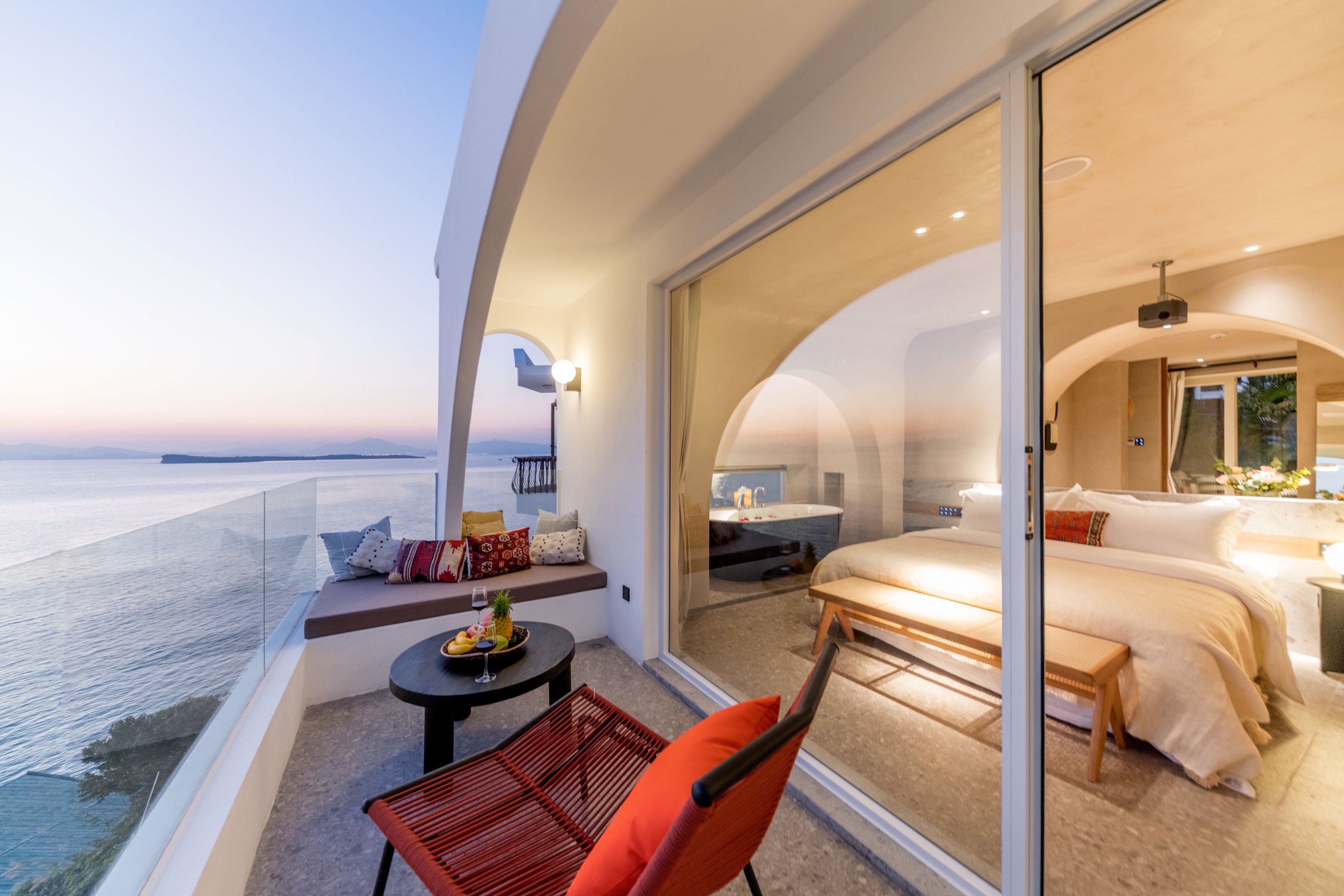 Building C·Qingmi Sea View Terrace Queen Room