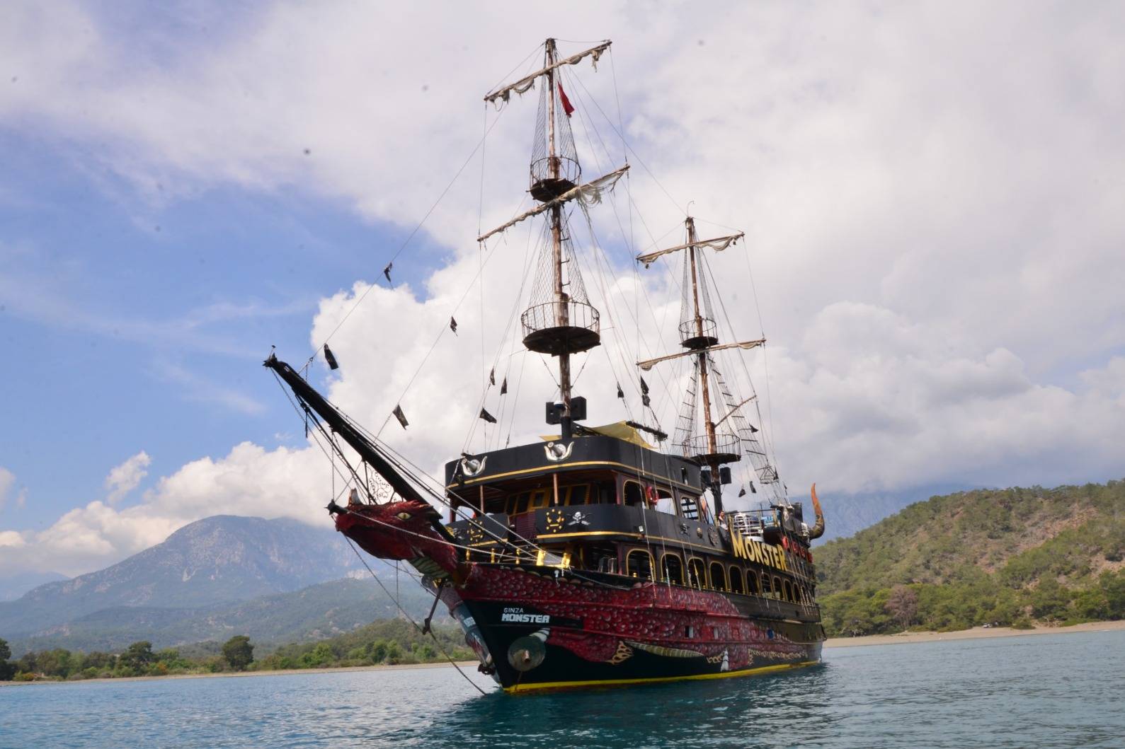 Kemer Bays Party Boat Experience from Antalya with Lunch