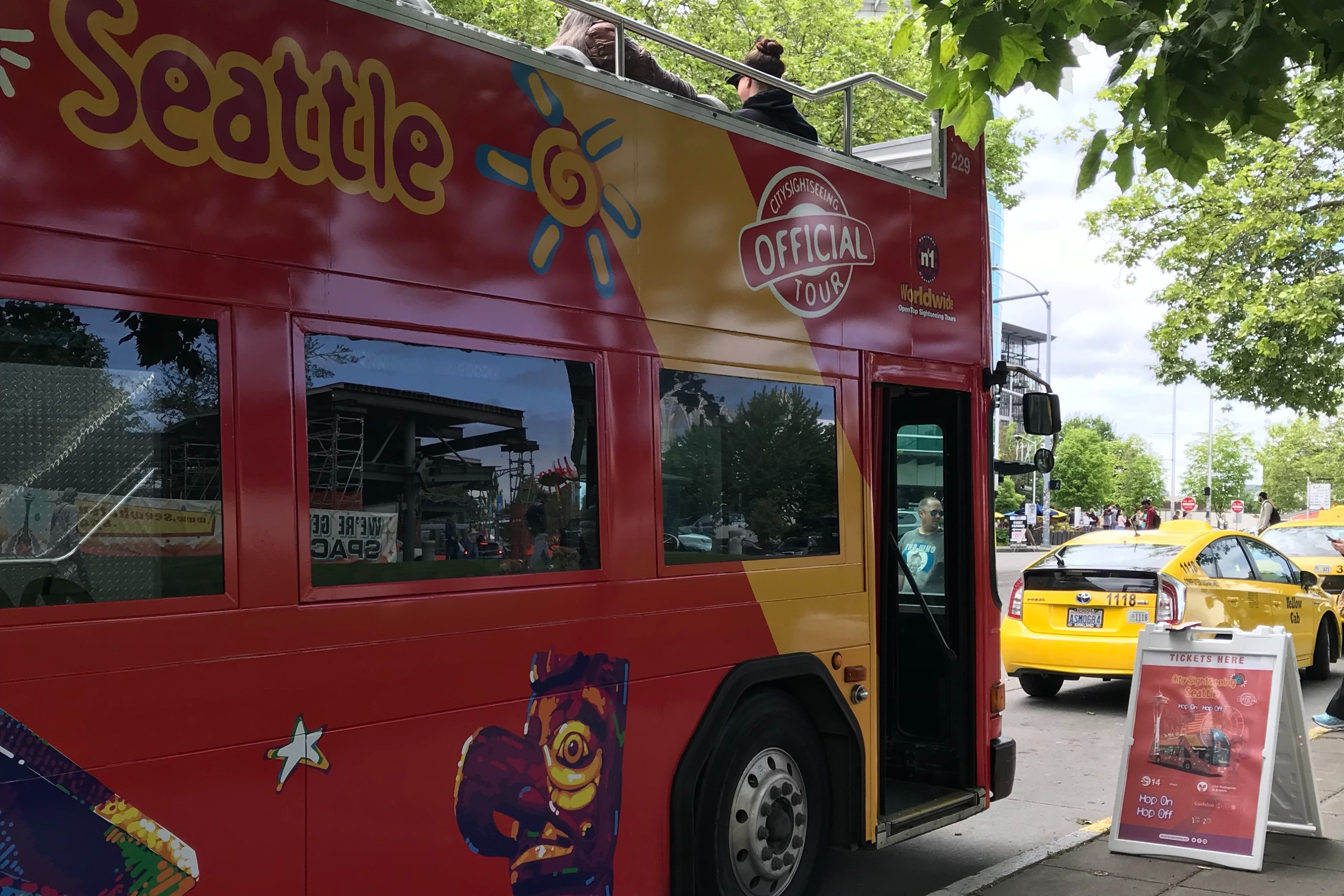 西雅圖 City Sightseeing 隨上隨下觀光巴士