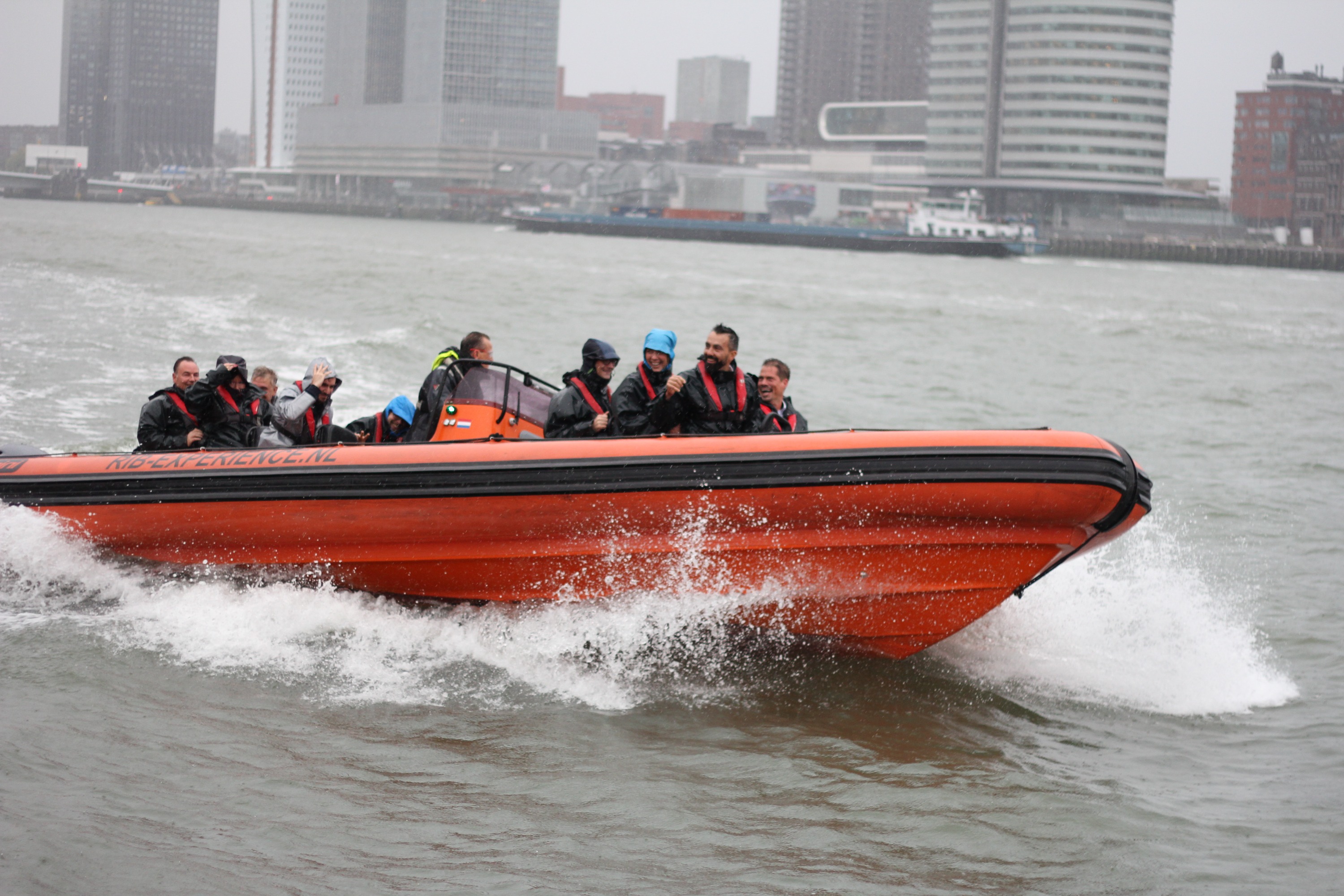 Rotterdam: RIB Speedboat Sightseeing Cruise