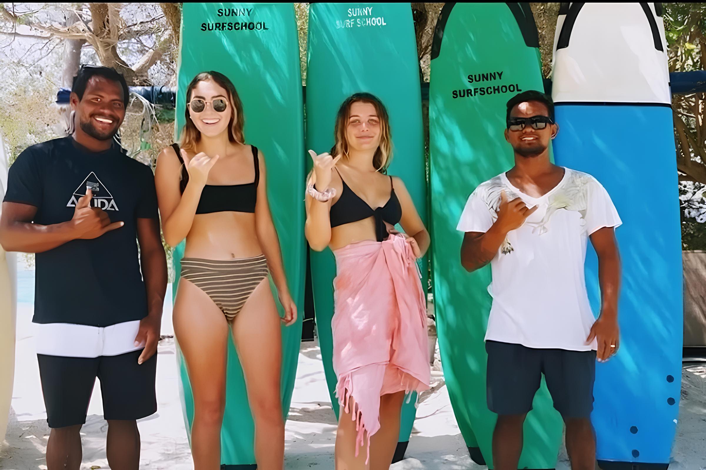 Surfing Lesson at Sunny Surf School Gili Trawangan Lombok