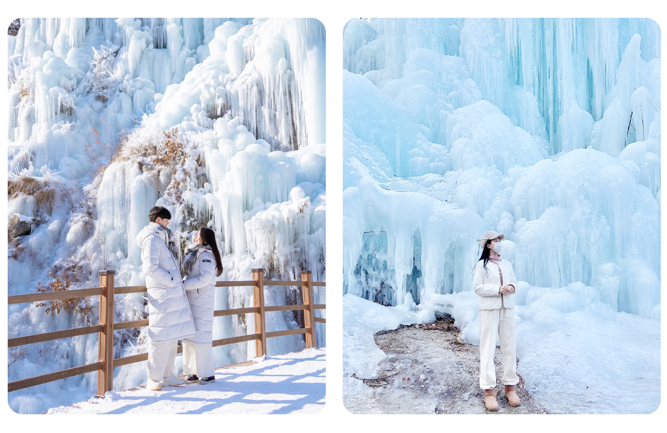 參加我們的韓國魚飛谷之旅，展開一場奇幻的冬季旅程！(❄️漁郎冰谷開放日期為 📅 12月20日。)