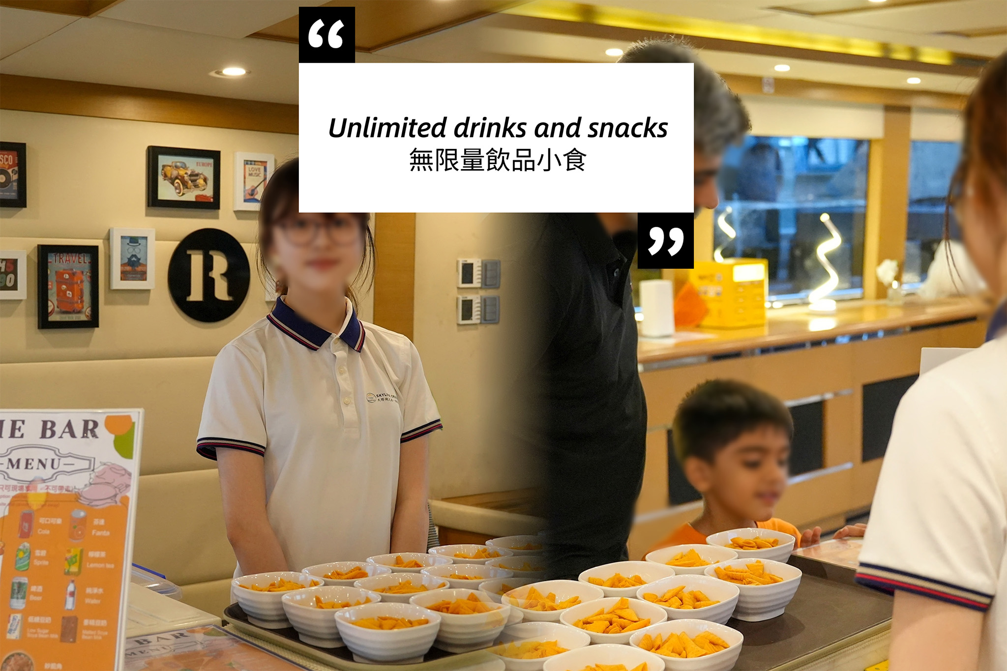 維多利亞港夕陽/夜景豪華遊艇-天際線之旅(含無限小食飲品+維港攝影)
