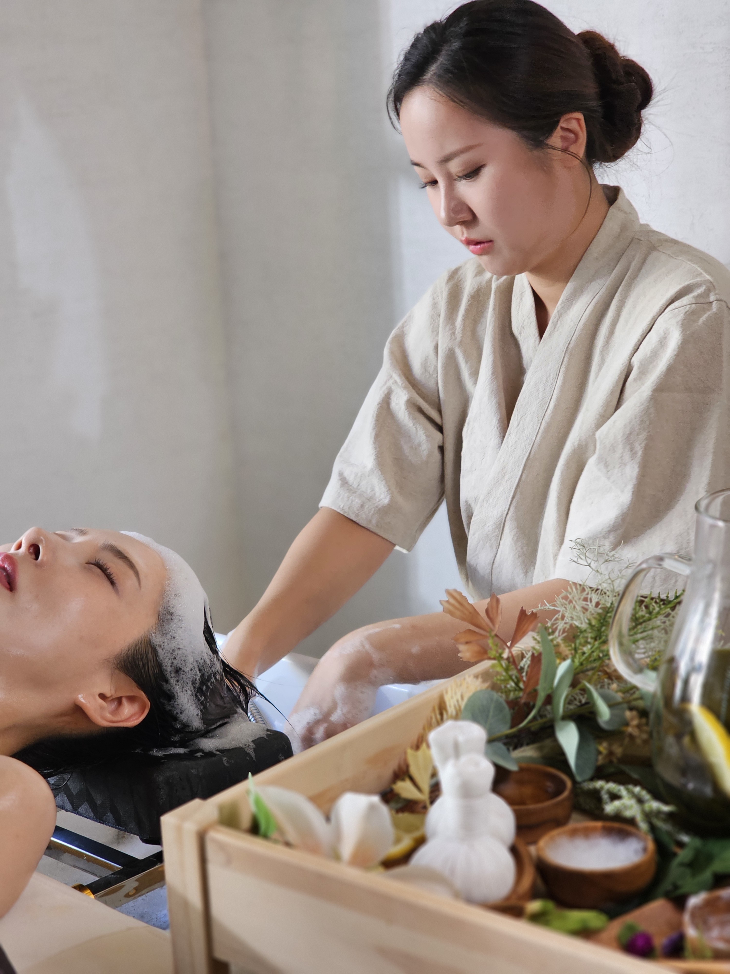 Organic Head spa & Korean Traditional Body Massage