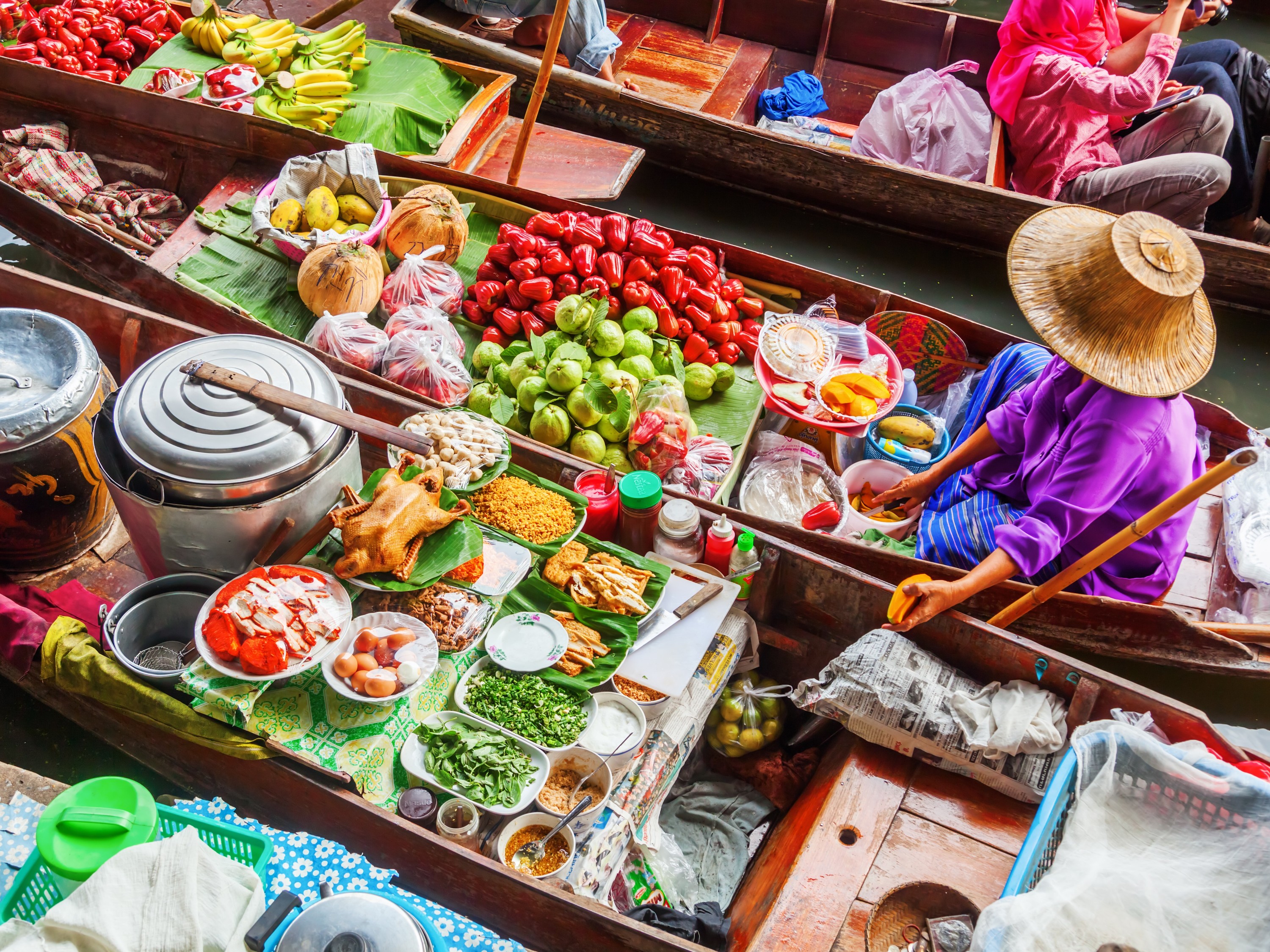Damnoen Saduak Floating Market & Elephant Sanctuary Full-Day Adventure