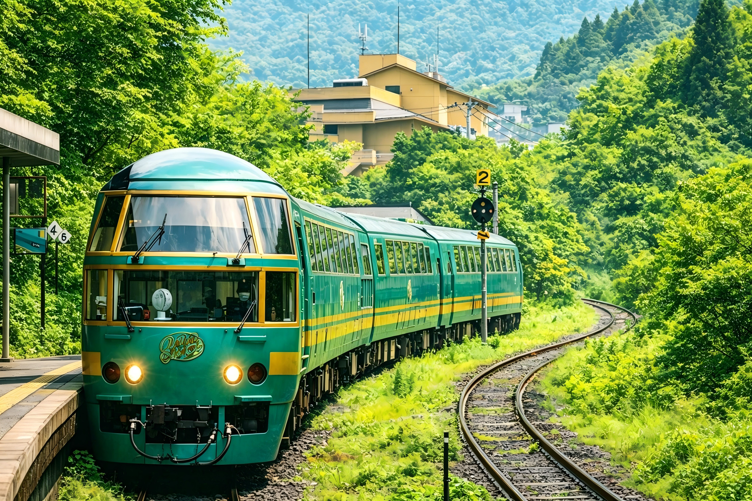 Kyushu One-Day Tour: Yufuin no Mori Train & Yufuin Town & Nyoirin-ji Temple & Dazaifu & Hell Hot Springs (Departing from Fukuoka)