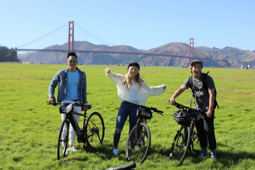 Golden Gate Bridge & Sausalito Bike Tour with Alcatraz Island Ticket