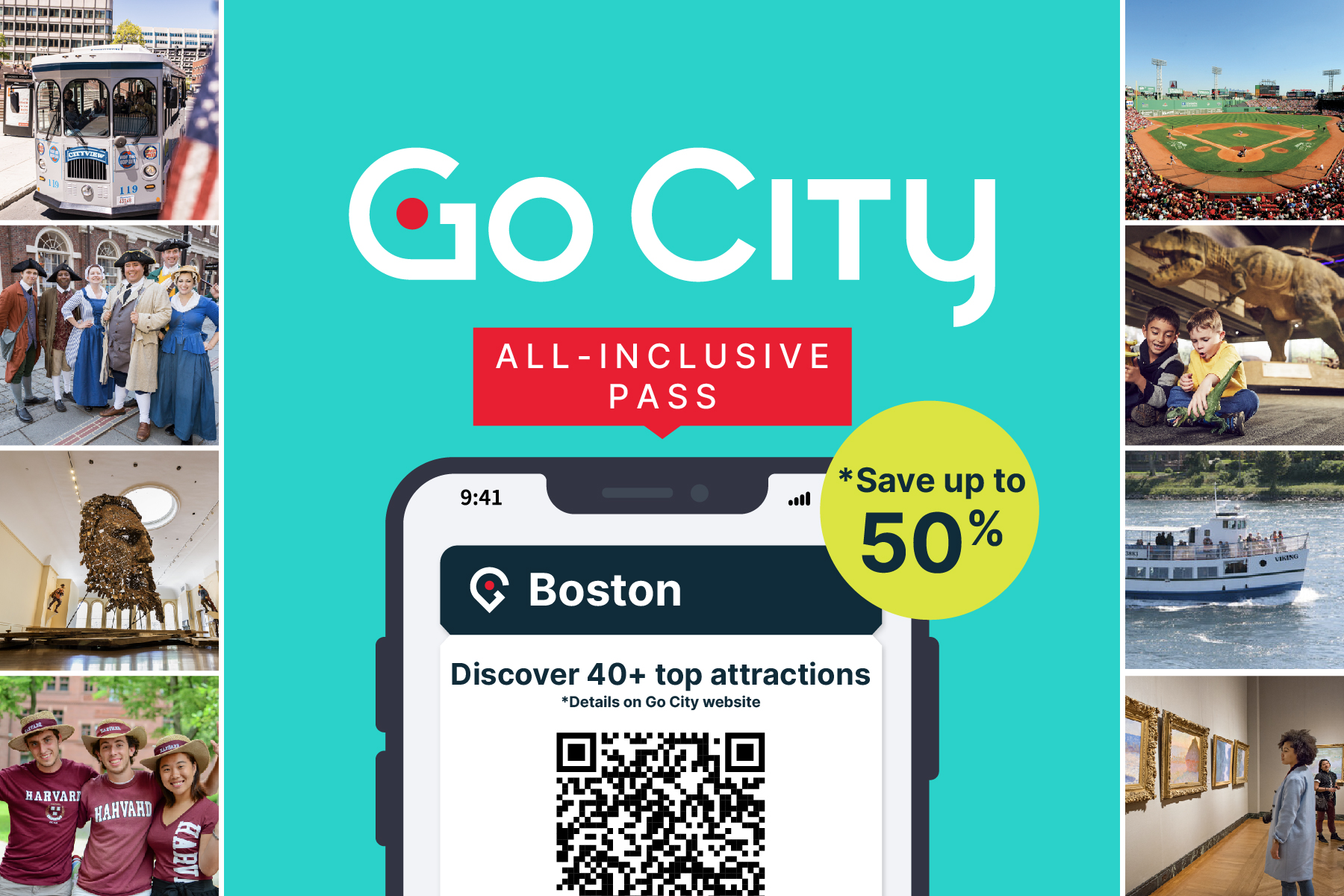 波士頓無限景點通票（Go City 提供）