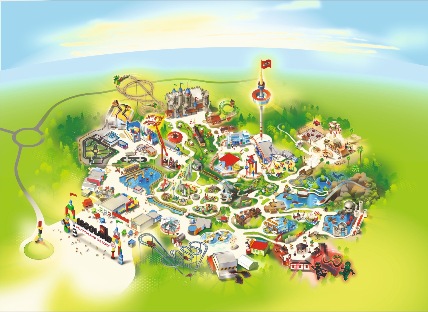 LEGOLAND® Deutschland Resort Map