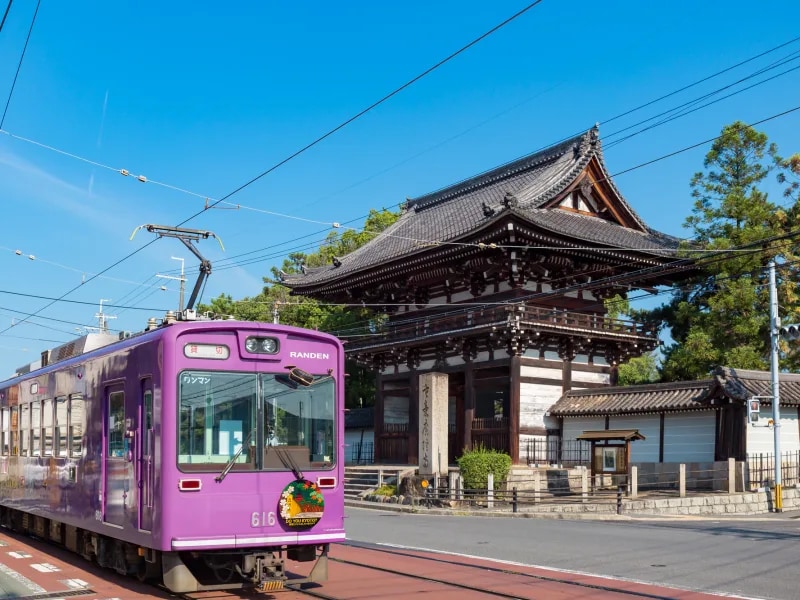 京都 嵐電1日フリーきっぷ＋太秦映画村セットチケット