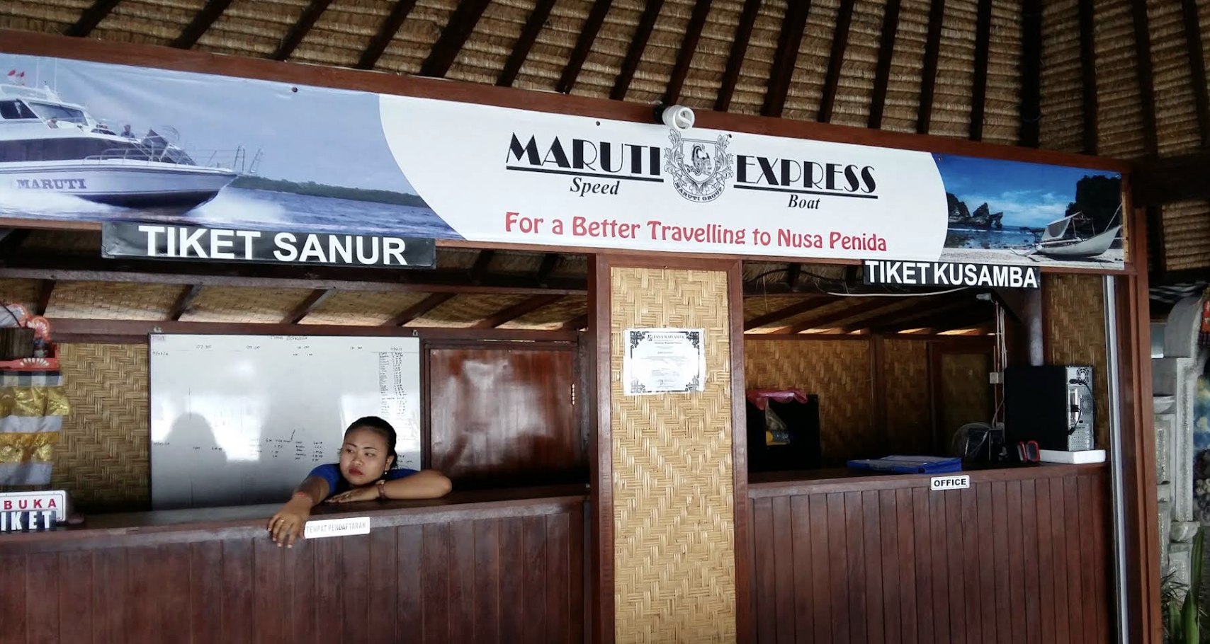 Maruti Nusa Penida Ticket Counter