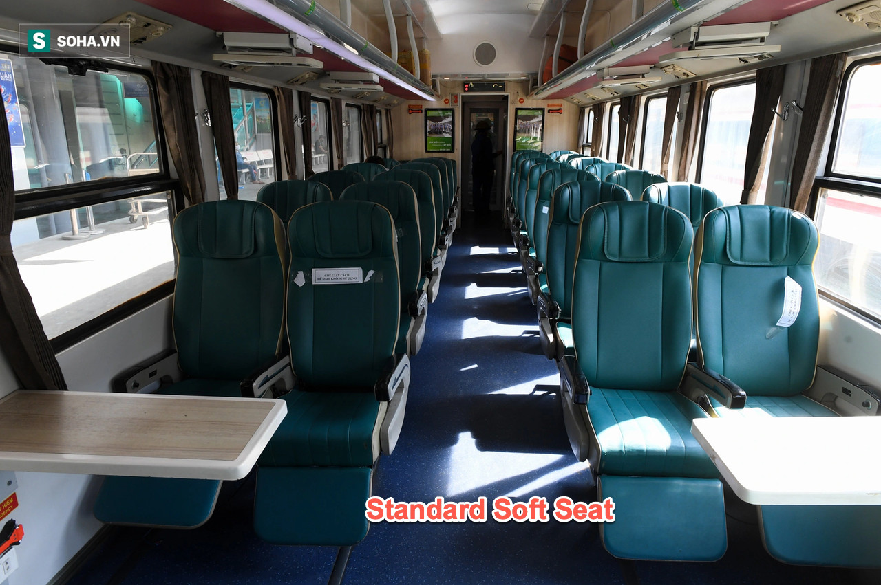 火車上的空調軟座車廂 火車上的空調軟座車廂