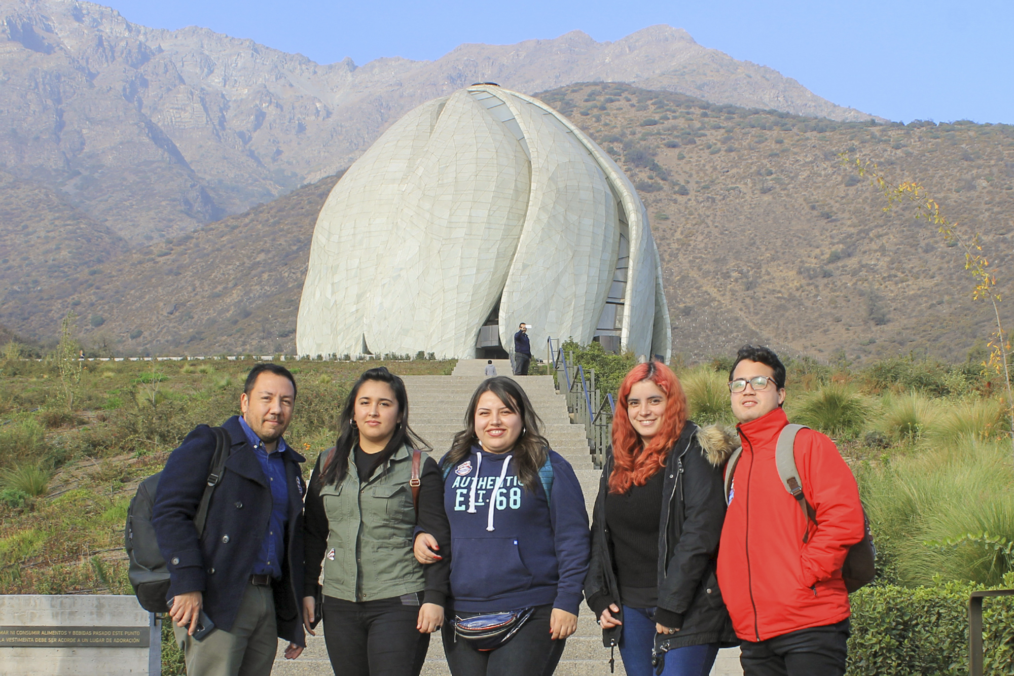 Bahá'i Temple and Cousiño Macul Vineyard