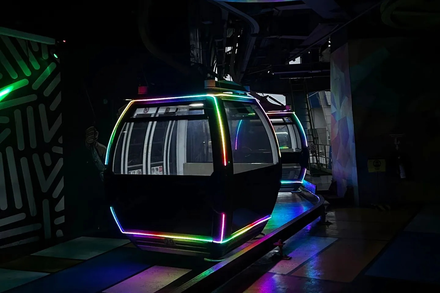 Experience the Gondola at night – lit up and magical above Jakarta’s skyline!