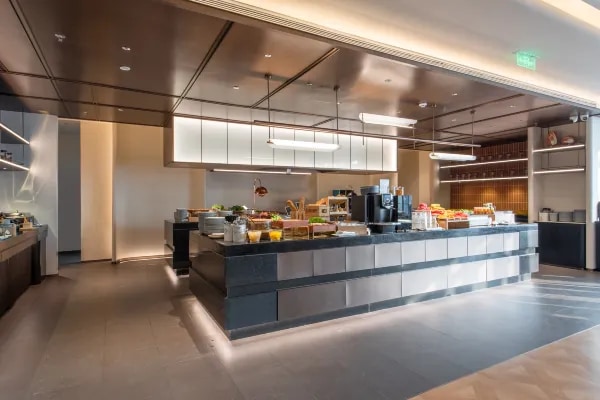 Hotel restaurant environment display map