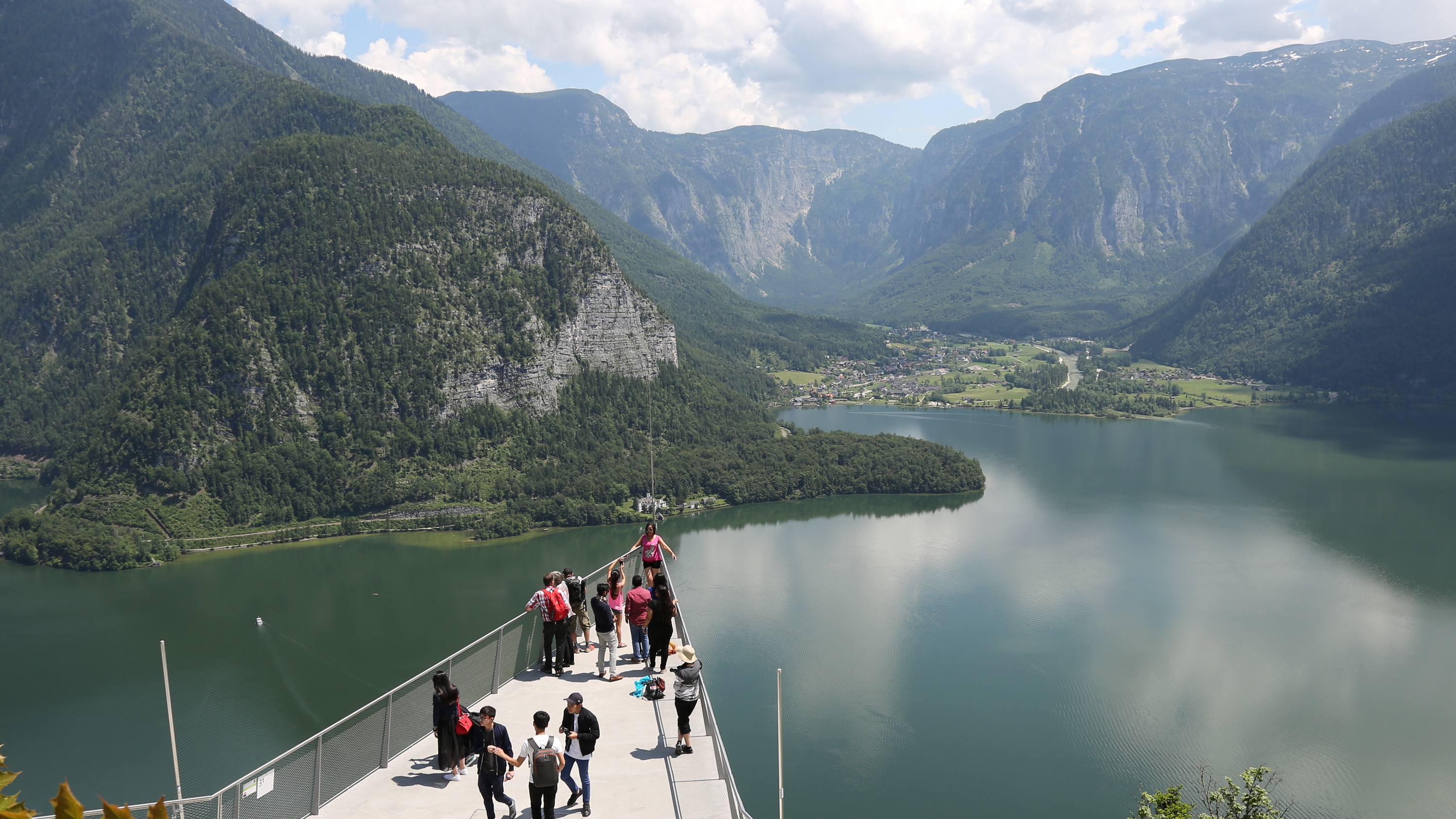 Unveil Hallstatt’s charm, from colorful baroque homes to scenic mountain and lake views
