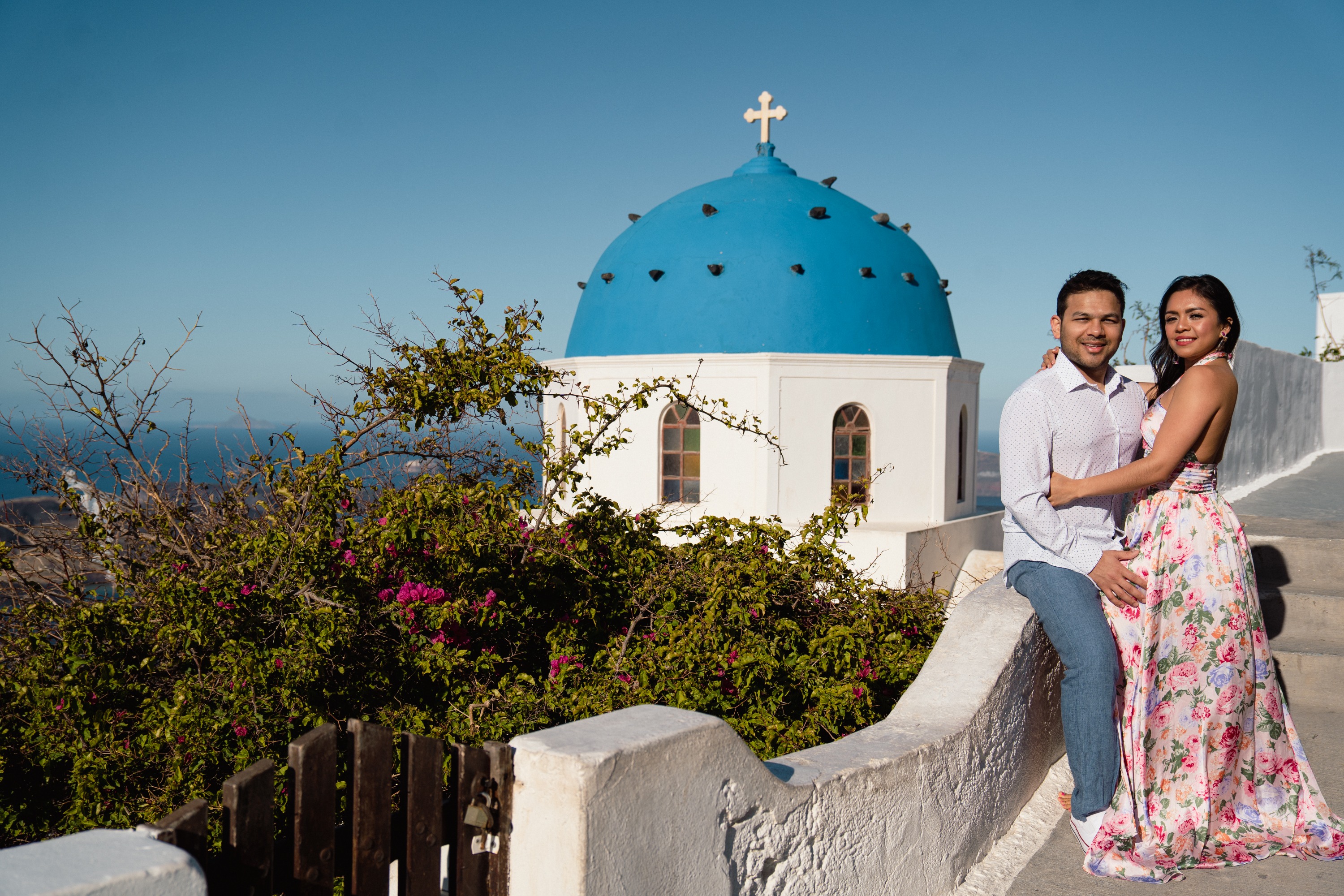 Professional Photoshoot in Santorini