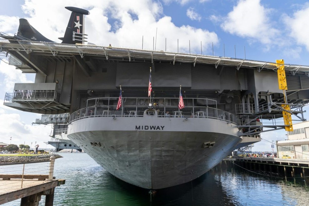 聖地牙哥海濱漫步之旅 + 中途島號航空母艦門票