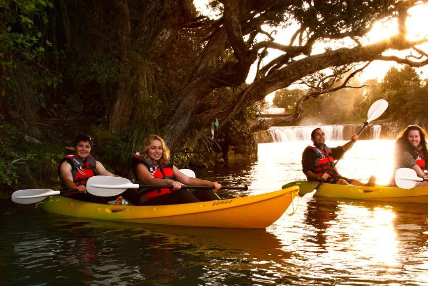 Bay of Islands Waterfall Cruise and Kayaking Tour