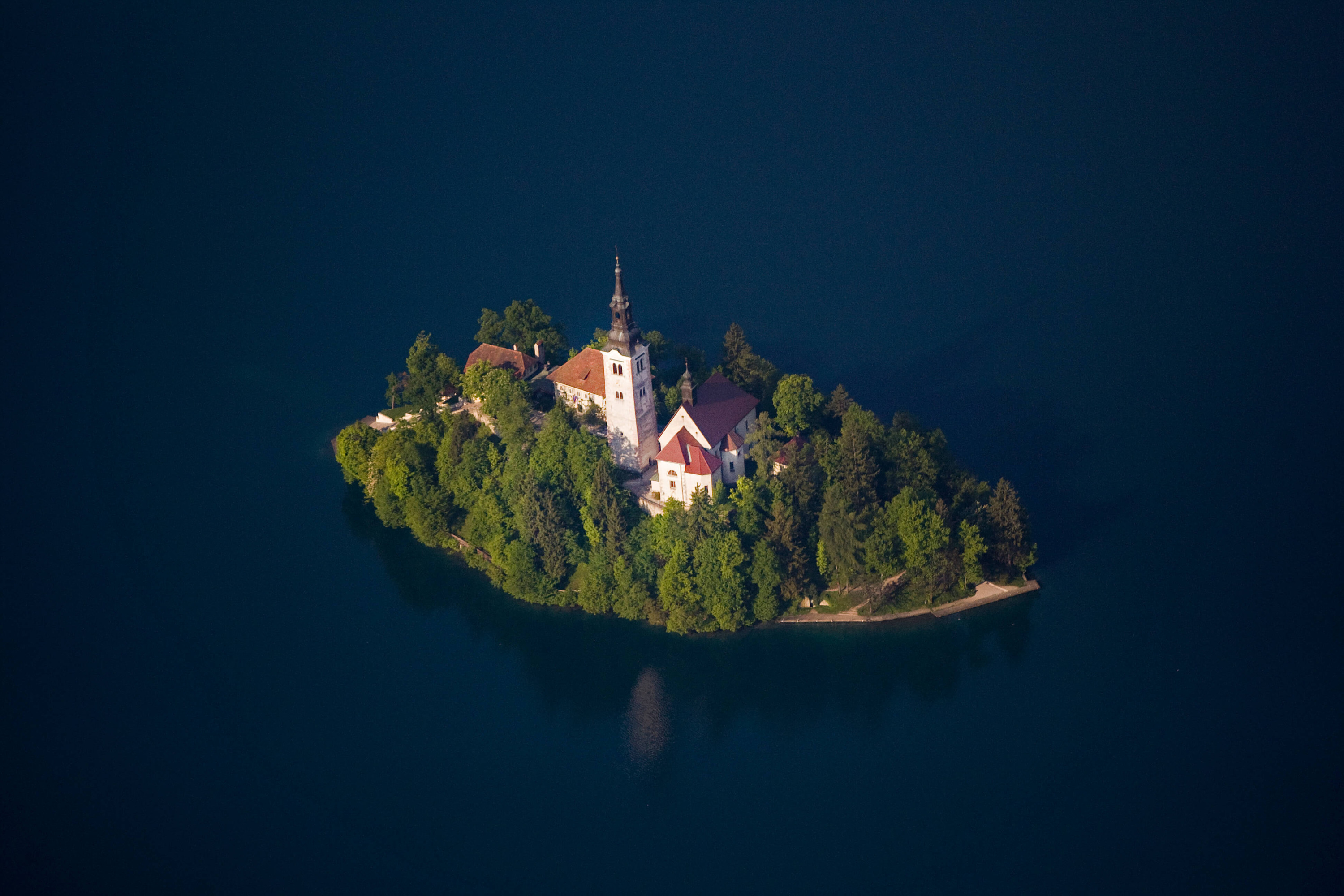 Bled island on Lake Bled