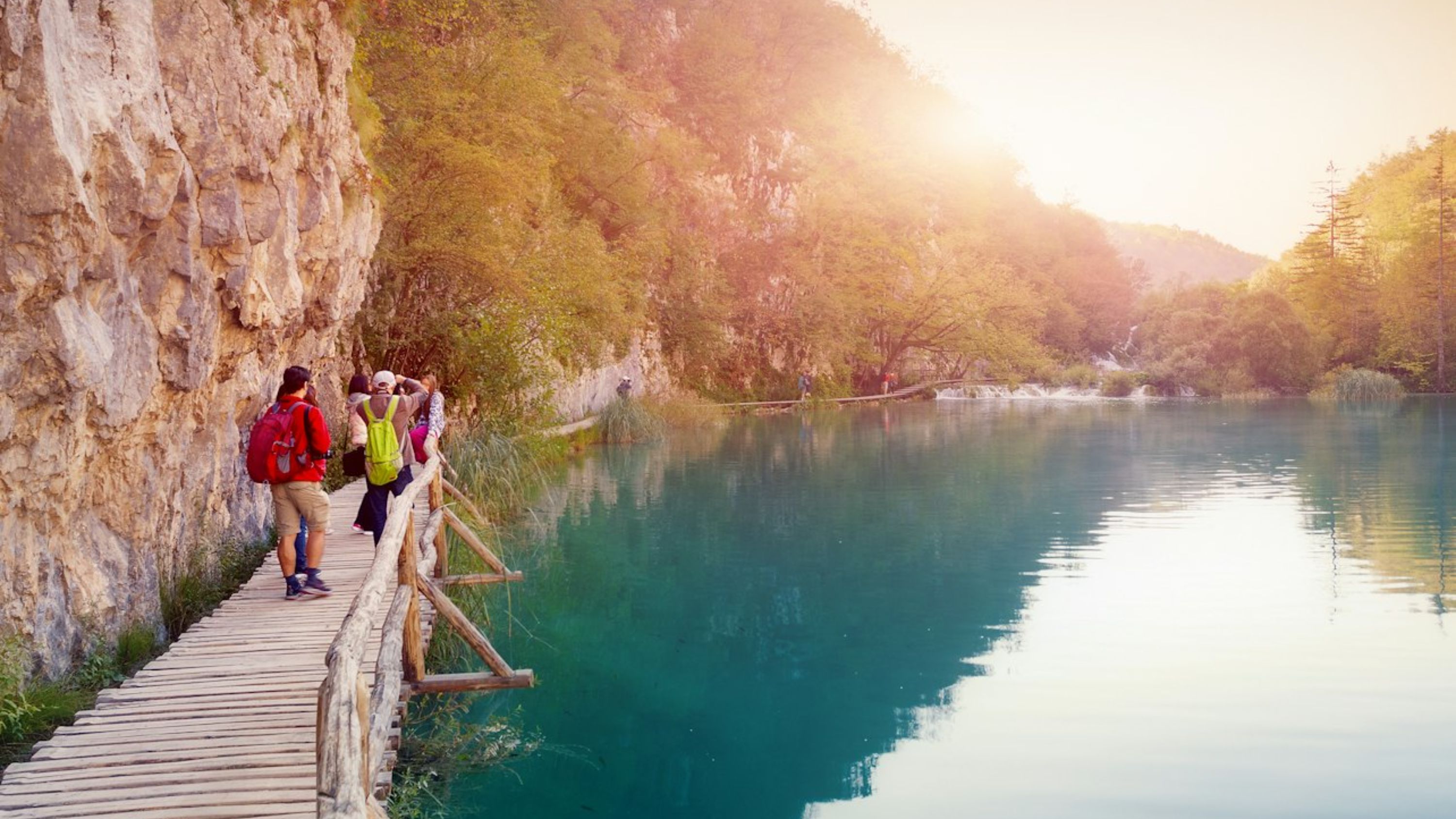 Wander through pristine forest paths, surrounded by the rich biodiversity of Plitvice Lakes National Park