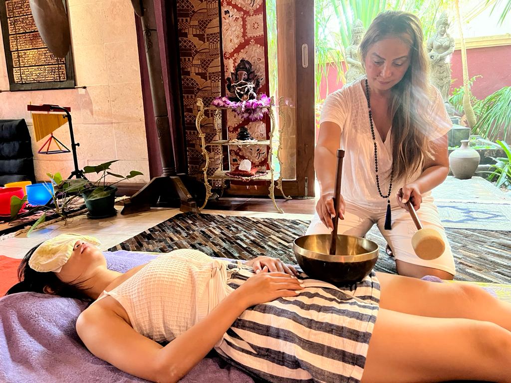 長灘島頌缽聲療體驗（Tirta Spa Boracay 提供）