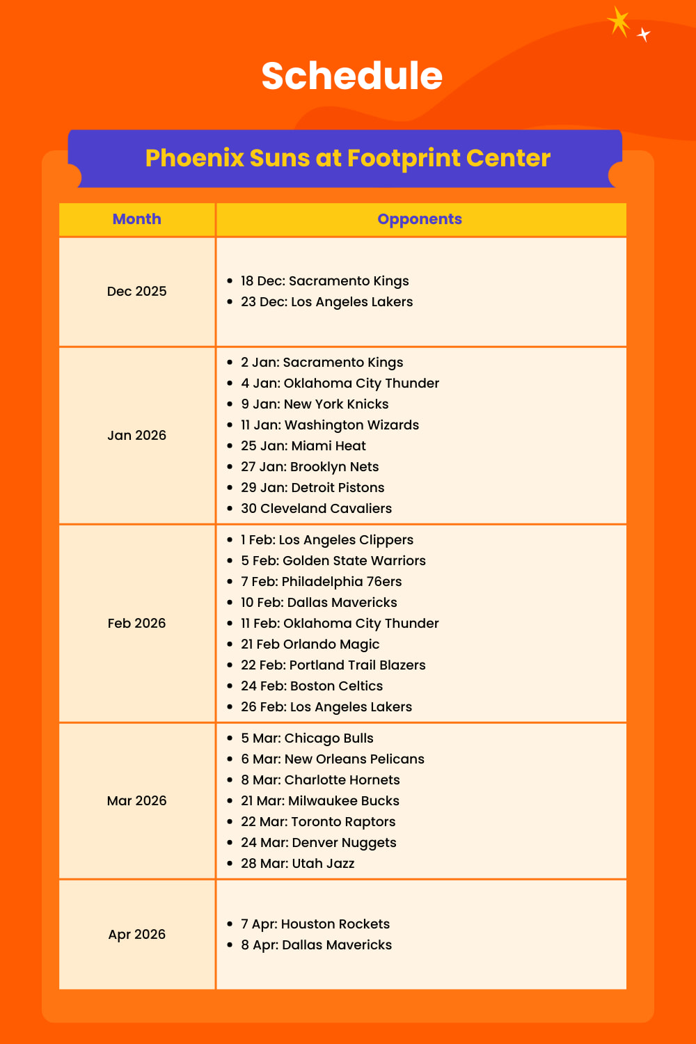 查看更新後的比賽日程,以便計劃本賽季的每一場精彩對決 查看更新後的比賽日程,以便計劃本賽季的每一場精彩對決