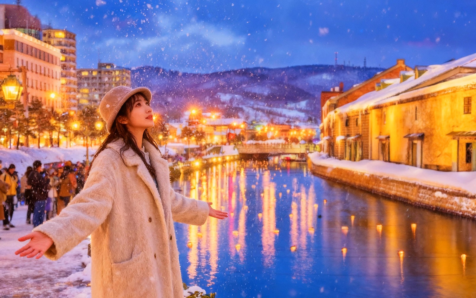 One-day tour in Hokkaido: Noboribetsu Jigokudani, Lake Toya, Otaru Romantic Canal (Departure from Sapporo)