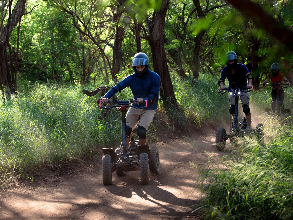 Stand Up ATV & 3 Zip Lines with Optional Waikiki Transportation