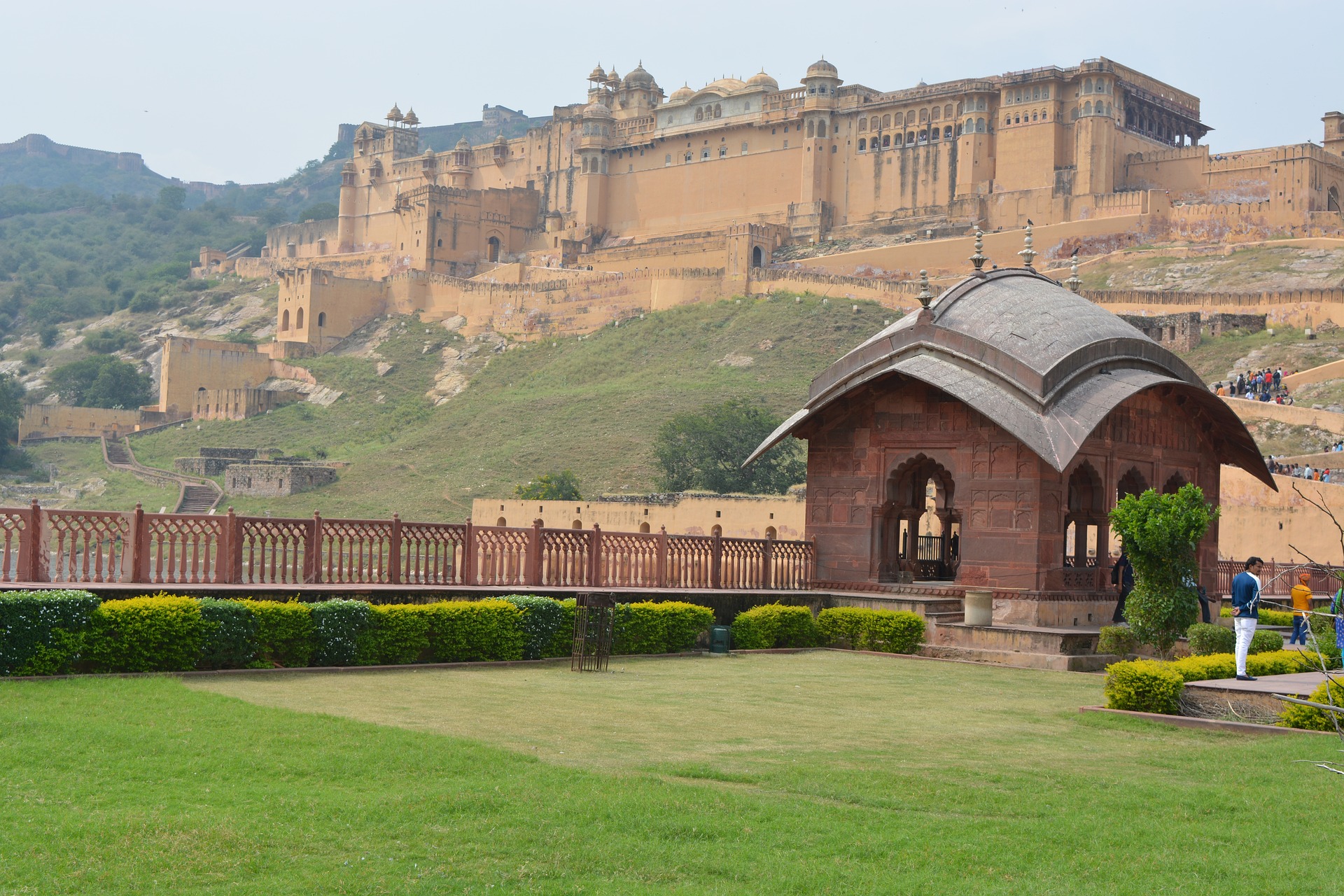 從新德里出發，搭乘附導遊專車的齋浦爾 (Jaipur) 私人城市一日遊