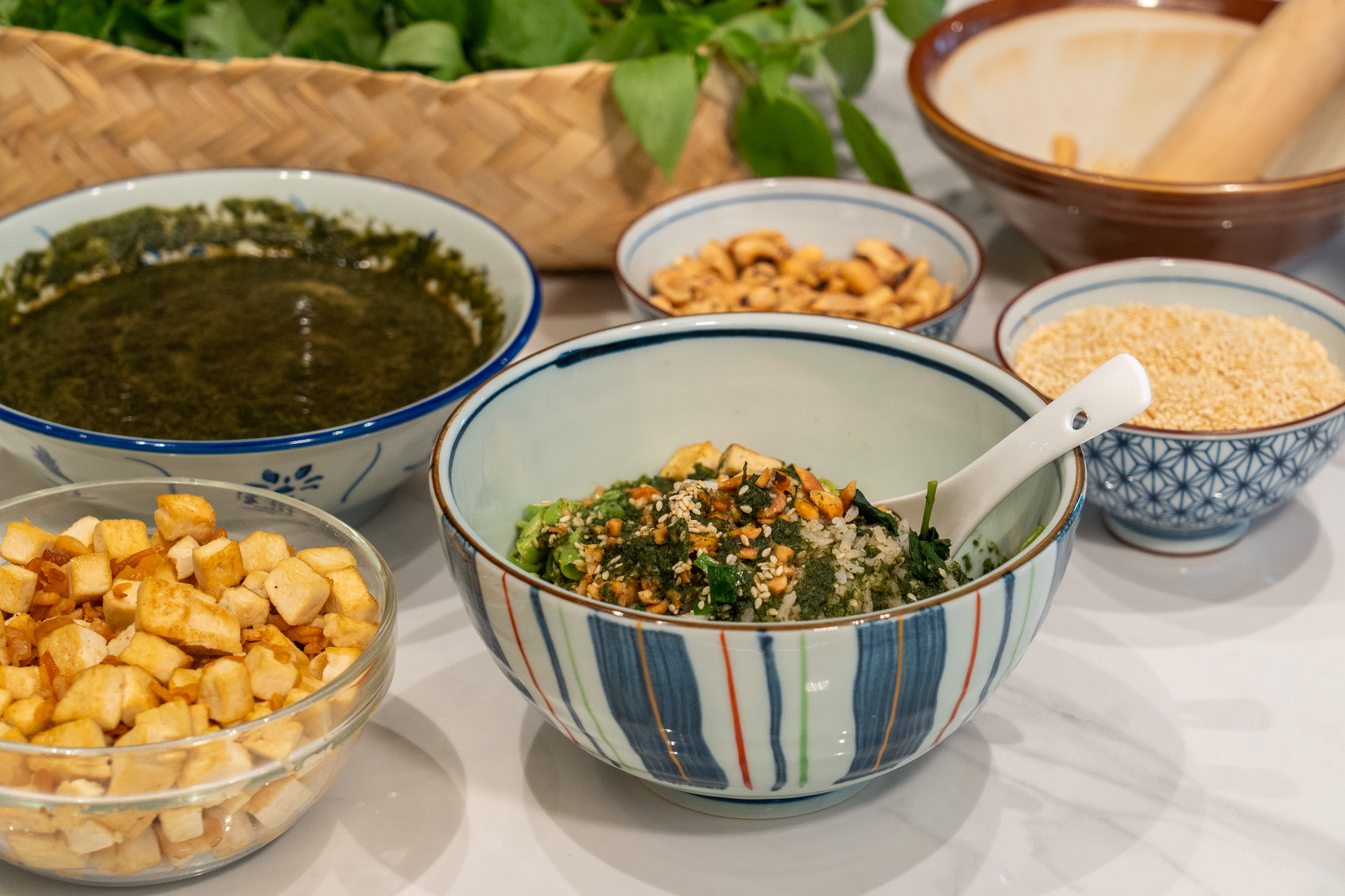 Singapore Hakka Thunder Tea Cooking Class by ANATTA Culinary Academy