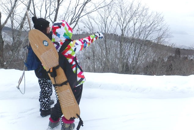 志贺高岛手工滑雪板 & 雪鞋行走体验