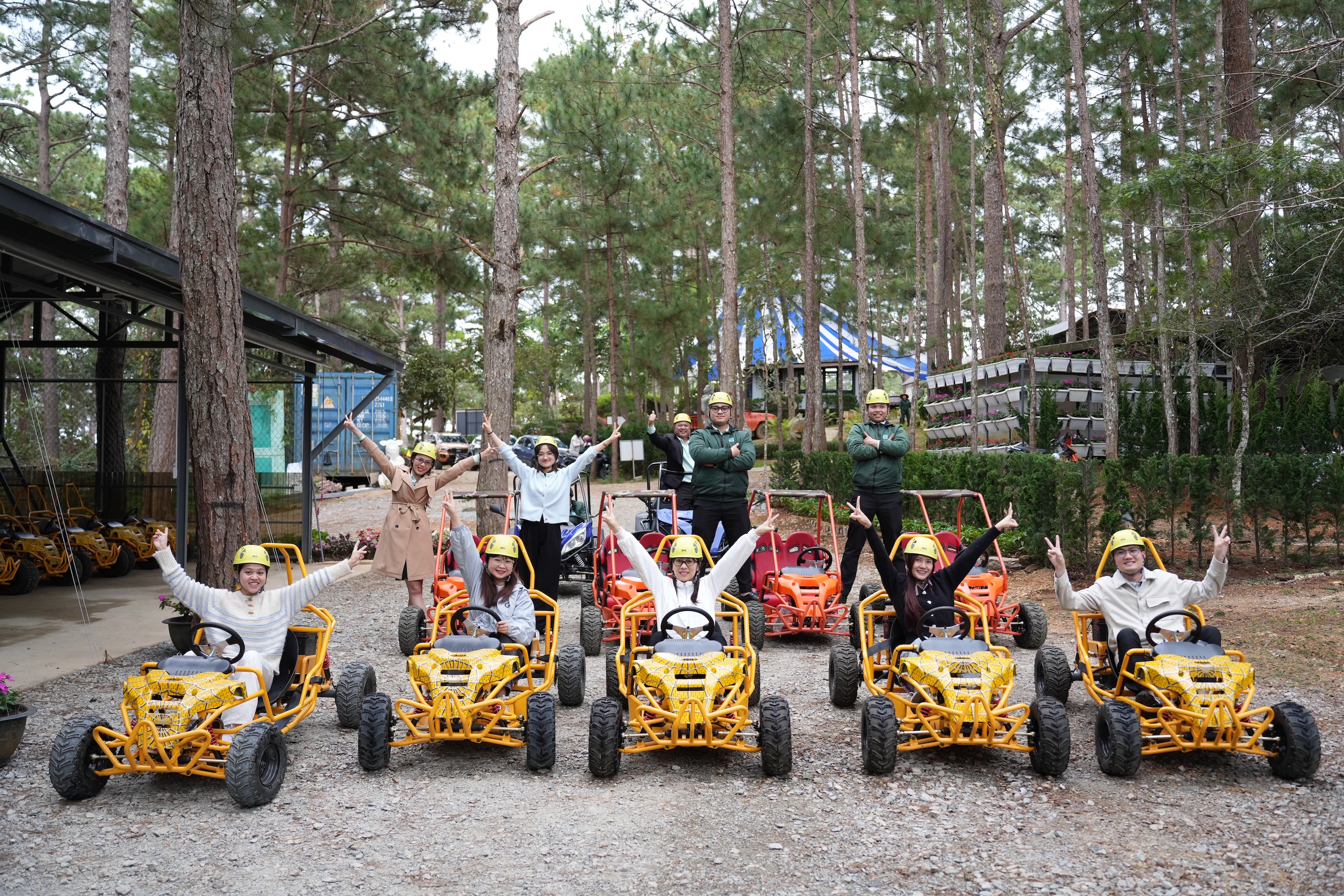 Опыт катания на Pine Kart в Датанла, Далат
