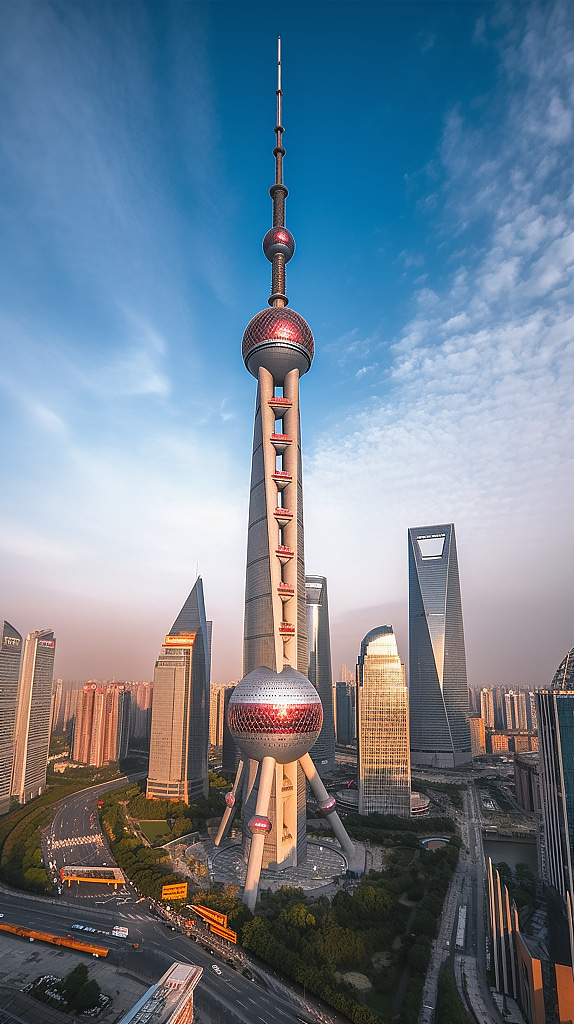 Shanghai + Oriental Pearl Tower + Jinmao Tower + Pujiang River 3 days 2 nights group tour