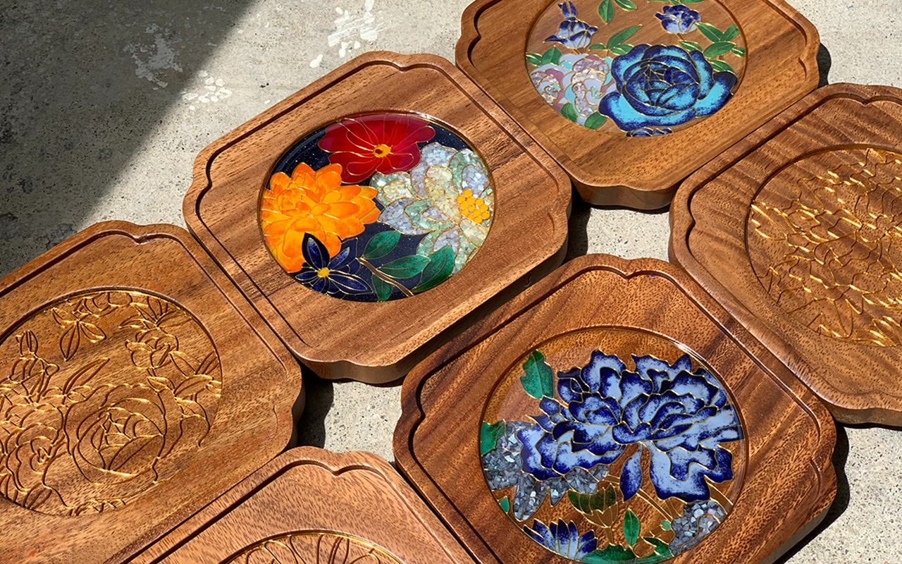 3D Cloisonné Enamel Art Coaster Workshop